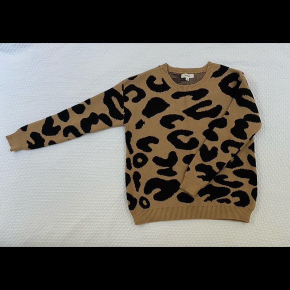 hashttag Animal Print Sweater - Picture 6 of 9
